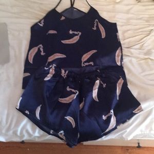 SHEIN silky pajamas small